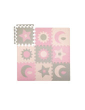 Momi Nebe Art.AKCE00030 Pink Многофункциональный напольный пазл-коврик