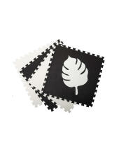 Momi Feli Art.AKCE00028 Black  Bērnu daudzfunkcionālais grīdas paklājs puzle