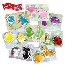 Far far land Velcro Game Art.F-02836  Spēle ar Velcro lipekļiem Krāsas