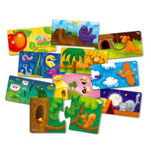 Far far land Double Puzzle Art.F-02512 Двойной пазл – Кто где живёт?