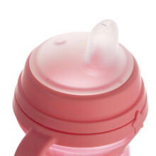 CANPOL BABIES krūzīte ar silikona snīpi, FirstCup, 150ml, rozā, 56/614_pin