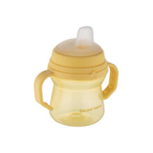 CANPOL BABIES krūzīte ar silikona snīpi, FirstCup, 150ml, dzeltena, 56/614_yel
