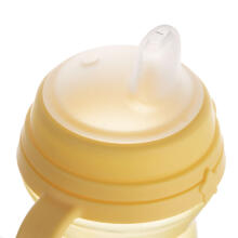 CANPOL BABIES krūzīte ar silikona snīpi, FirstCup, 150ml, dzeltena, 56/614_yel