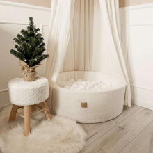 MeowBaby® Boucle Round Ball Art.146277  Sauss baseins ar bumbiņām(250gab.)