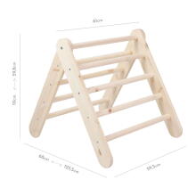 MeowBaby®  Wooden Pikler Art.146286 Natural