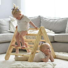 MeowBaby®  Wooden Pikler Art.146286 Natural