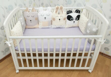 Baby World Kokvilnas apmalīte bērna gultiņai 240 cm