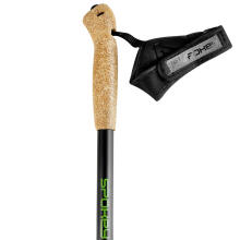 Nordic Walking poles black green Spokey RUBBLE
