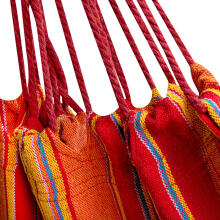 Garden hammock 200x100 cm yellow red Spokey IPANEMA