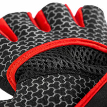 Spokey LAVA Art.928974 Black Red Неопреновые перчатки для фитнеса размер M