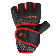 Spokey LAVA Art.928974 Black Red Неопреновые перчатки для фитнеса размер M