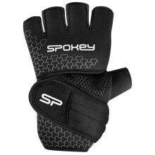 Spokey LAVA Art.928976 Black White Neoprene fitness gloves size L