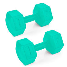 Spokey MONSTERS Art.940832 et of hexagonal dumbbells 2x5 kg