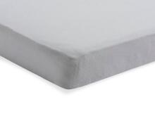 La Bebe™ Fitted Sheet Art.70145 Grey Kokvilnas palags ar gumiju 120x60cm