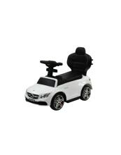 Toma Mercedes C63 Art.639 White Bērnu stumjamā mašīna ar rokturi
