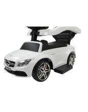Toma Mercedes C63 Art.639 White Bērnu stumjamā mašīna ar rokturi
