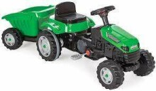 Toma Tractor Art.07316 Green Трактор детский на педалях  с прицепом