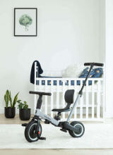Trīsritenis un līdzsvara velosipēds 6 vienā Mike Cool Grey no Moovkee