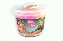 Ikonka Art.KX9509 Kinētiskās smiltis 350 g spainītī + 8 veidnes