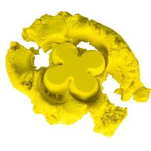 Ikonka Art.KX9568_4 Kinetic sand 1kg in a bag yellow