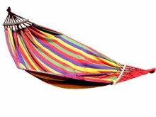Ikonka Art.KX9665 Double hammock 190x150cm with bar 40cm