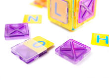 Ikonka Art.KX9679 Krāsaini magnētiskie bloki MAGICAL MAGNET 20 PUH