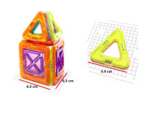 Ikonka Art.KX9679 Krāsaini magnētiskie bloki MAGICAL MAGNET 20 PUH