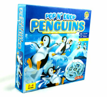 Ikonka Art.KX8564 Šeimos žaidimas pingvinų lenktynės ledo chinoiserie