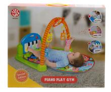 Ikonka Art.KX9885 Educational children's mat 3in1 animals + piano