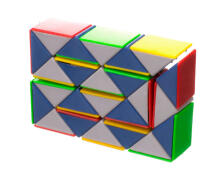 Ikonka Art.KX9874 Burvju čūska puzzle kubs čūska puzzle