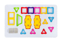Ikonka Art.KX9815 Magnetic bricks MAGICAL MAGNET MINI 38pcs 3+ v1