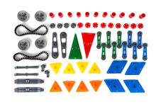 Ikonka Art.KX9821 MAGICAL MAGNET 162SZT 7212A magnētiskie ķieģeļi