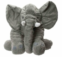 Ikonka Art.KX9909 Plush mascot elephant grey large 60cm