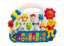 Ikonka Art.KX9141 Children's organ piano with animal noises