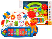 Ikonka Art.KX9141 Children's organ piano with animal noises