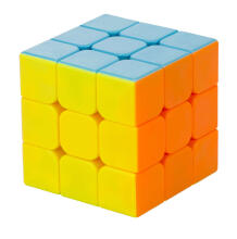 Ikonka Art.KX7602 Puzzle game Puzzle cube 3x3 neon 5.65cm