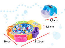 Ikonka Art.KX7583 Family game fishing 15 fish + 4 rods