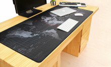 Ikonka Art.KX7669 Desk pad map of the world 30x80cm