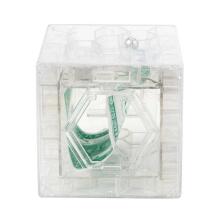 Ikonka Art.KX7765 Moneybox labyrinth puzzle transparent 10cm