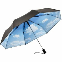Ikonka Art.KX7788_4 Reversible folding umbrella sky