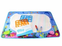 Ikonka Art.KX7797 Water colouring mat with accessories blue 49x73cm