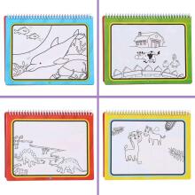 Ikonka Art.KX7801 Water book with marker - Farm