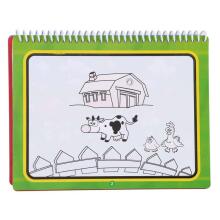 Ikonka Art.KX7801 Water book with marker - Farm
