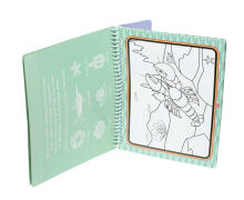 Ikonka Art.KX7801 Water book with marker - Farm