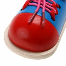 Ikonka Art.KX7858 Educational kit for learning to tie shoelaces 2 pcs.