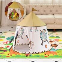 Ikonka Art.KX7933 TiPi Wigwam 110cm saliekamā spēļu telts bāzes māja
