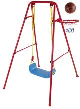 Bebe Basic Swing/Basketball Art.KX7936 Šūpoles + bumbu grozs uz metāla rāmja