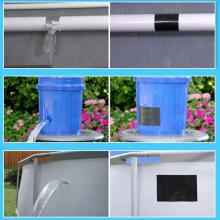 Ikonka Art.KX7976 Waterproof repair tape for swimming pool pipes black 150 x 10cm
