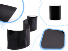 Ikonka Art.KX7976 Waterproof repair tape for swimming pool pipes black 150 x 10cm