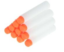 Bullets Art.KX6803 Nerf compatible флуорисцентные Совместимые с Нерф Мягкие патроны, пули 10 штук 7.0 см
